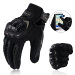 Windproof and thermal protective gloves, XL size, black color